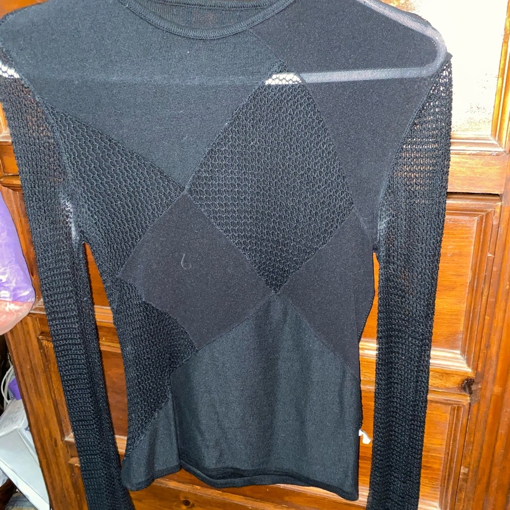 Wool blend top
